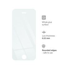 Tempered glass to iPhone 5 / 5C / 5S Blue Star Tempered glass to iPhone 5 / 5C / 5S Blue Star