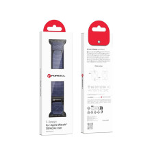 Strap to Apple Watch Forcell F-Design FA05 nylon hook-and-loop 38 / 40 / 41 mm blue Strap to Apple Watch Forcell F-Design FA05 nylon hook-and-loop 38 / 40 / 41 mm blue