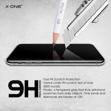 X-ONE Full Cover Extra Strong Matte - for iPhone 15 Plus / 16 Plus tempered glass 9H