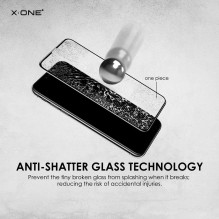 X-ONE Full Cover Extra Strong Matte - for iPhone 15 Plus / 16 Plus tempered glass 9H