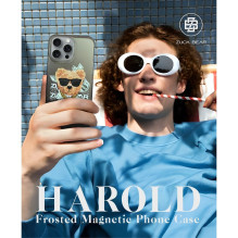 ZUCK BEAR dėklas HAROLD MAG, suderinamas su „MagSafe“, skirtas IPHONE 16 Pro Max, juodas ZUCK BEAR dėklas HAROLD MAG, suderinamas su „MagSafe“, skirtas IPHONE 16 Pro Max, juodas