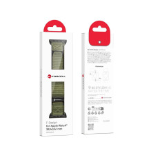 Strap to Apple Watch Forcell F-Design FA05 nylon hook-and-loop 38 / 40 / 41 mm green Strap to Apple Watch Forcell F-Design FA05 nylon hook-and-loop 38 / 40 / 41 mm green