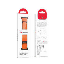 Strap to Apple Watch Forcell F-Design FA05 nylon hook-and-loop 38 / 40 / 41 mm orange Strap to Apple Watch Forcell F-Design FA05 nylon hook-and-loop 38 / 40 / 41 mm orange