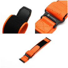Strap to Apple Watch Forcell F-Design FA05 nylon hook-and-loop 42 / 44 / 45 / 49 mm orange