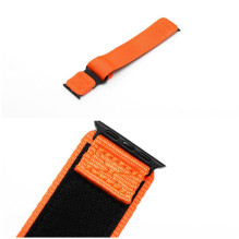 Strap to Apple Watch Forcell F-Design FA05 nylon hook-and-loop 42 / 44 / 45 / 49 mm orange