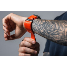 Strap to Apple Watch Forcell F-Design FA05 nylon hook-and-loop 42 / 44 / 45 / 49 mm orange