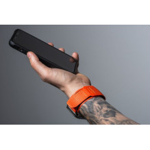 Dirželis Apple Watch Forcell F-Design FA05 nailono lipduku ir kilpa 42 / 44 / 45 / 49 mm oranžinis Dirželis Apple Watch Forcell F-Design FA05 nailono lipduku ir kilpa 42 / 44 / 45 / 49 mm oranžinis
