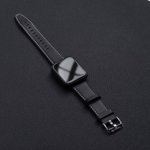 „Apple Watch Forcell F-Design FA20“ ekologiškos odos dirželis, juodas, 38 / 40 / 41 mm