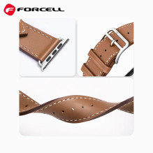 „Apple Watch Forcell F-Design FA20“ ekologiškos odos dirželis, rudas, 38 / 40 / 41 mm „Apple Watch Forcell F-Design FA20“ ekologiškos odos dirželis, rudas, 38 / 40 / 41 mm