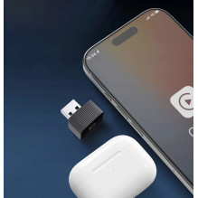 Belaidis automobilinis adapteris OTTOCAST Mini Cube T2, juodas