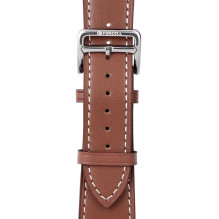 „Apple Watch Forcell F-Design FA20“ ekologiškos odos dirželis, rudas, su skylutėmis, 42 / 44 / 45 / 49 mm