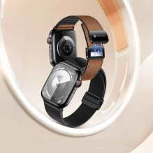 Strap to Apple Watch Forcell F-Design FA21 magnetic eco-friendly leather 38 / 40 / 41 mm black Strap to Apple Watch Forcell F-Design FA21 magnetic eco-friendly leather 38 / 40 / 41 mm black