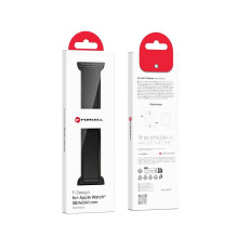 Strap to Apple Watch Forcell F-Design FA21 magnetic eco-friendly leather 38 / 40 / 41 mm black Strap to Apple Watch Forcell F-Design FA21 magnetic eco-friendly leather 38 / 40 / 41 mm black