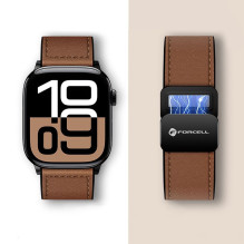 Strap to Apple Watch Forcell F-Design FA21 magnetic eco-friendly leather 38 / 40 / 41 mm brown Strap to Apple Watch Forcell F-Design FA21 magnetic eco-friendly leather 38 / 40 / 41 mm brown