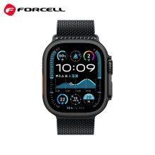 Strap to Apple Watch Forcell F-Design FA11 steel clasp 38 / 40 / 41 mm black Strap to Apple Watch Forcell F-Design FA11 steel clasp 38 / 40 / 41 mm black