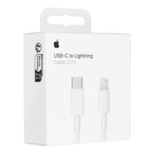 Originalus „Apple“ C tipo į „Lightning“ laidinis laidas MW2R3ZM / A A2441 2 m baltas lizdas