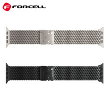 Strap to Apple Watch Forcell F-Design FA11 steel clasp 38 / 40 / 41 mm black Strap to Apple Watch Forcell F-Design FA11 steel clasp 38 / 40 / 41 mm black