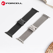 Dirželis Apple Watch Forcell F-Design FA11 plieninis užsegimas 38 / 40 / 41 mm juodas Dirželis Apple Watch Forcell F-Design FA11 plieninis užsegimas 38 / 40 / 41 mm juodas