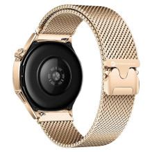 Dirželis „Samsung Galaxy Watch Forcell F-Design FS10“ magnetiniam plienui, 20 mm, auksinis Dirželis „Samsung Galaxy Watch Forcell F-Design FS10“ magnetiniam plienui, 20 mm, auksinis