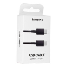 SAMSUNG originalus C tipo į C tipo jungčių laidas EP-DA705BBEGWW 1 m juodas lizdas