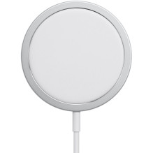 Originalus „Apple“ belaidis įkroviklis 15 W, Qi 2.2, suderinamas su „MagSafe MHXH3ZM / A A2140“, baltas