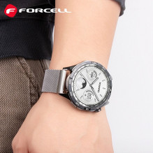 Strap to Samsung Galaxy Watch Forcell F-Design FS11 magnetic steel 20 mm silver Strap to Samsung Galaxy Watch Forcell F-Design FS11 magnetic steel 20 mm silver