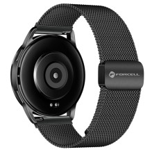 Dirželis „Samsung Galaxy Watch Forcell F-Design FS11“ magnetiniam plienui, 22 mm, juodas Dirželis „Samsung Galaxy Watch Forcell F-Design FS11“ magnetiniam plienui, 22 mm, juodas