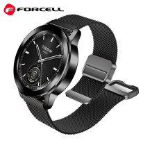 Dirželis „Samsung Galaxy Watch Forcell F-Design FS11“ magnetiniam plienui, 22 mm, juodas Dirželis „Samsung Galaxy Watch Forcell F-Design FS11“ magnetiniam plienui, 22 mm, juodas