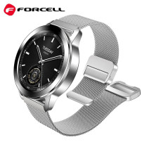 Dirželis „Samsung Galaxy Watch Forcell F-Design FS11“ magnetiniam plienui, 22 mm, sidabrinis Dirželis „Samsung Galaxy Watch Forcell F-Design FS11“ magnetiniam plienui, 22 mm, sidabrinis