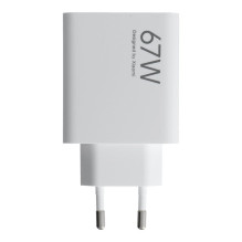 XIAOMI originalus įkroviklis USB A QC3.0 3A 67W MDY-15-ET baltas urmu XIAOMI originalus įkroviklis USB A QC3.0 3A 67W MDY-15-ET baltas urmu