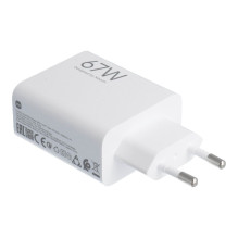 XIAOMI originalus įkroviklis USB A QC3.0 3A 67W MDY-15-ET baltas urmu XIAOMI originalus įkroviklis USB A QC3.0 3A 67W MDY-15-ET baltas urmu