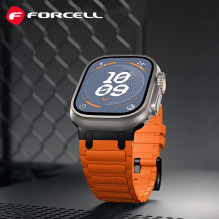 Strap to Apple Watch Forcell F-Design FA06 silicone holes 38 / 40 / 41 mm orange