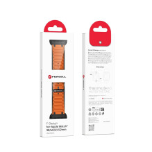 Strap to Apple Watch Forcell F-Design FA06 silicone holes 38 / 40 / 41 mm orange