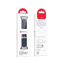 Strap to Apple Watch Forcell F-Design FA06 silicone holes 38 / 40 / 41 mm blue