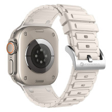 Dirželis Apple Watch Forcell F-Design FA06 silikoninis, su skylutėmis, 38 / 40 / 41 mm, baltas Dirželis Apple Watch Forcell F-Design FA06 silikoninis, su skylutėmis, 38 / 40 / 41 mm, baltas