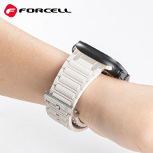 Strap to Apple Watch Forcell F-Design FA06 silicone holes 38 / 40 / 41 mm white