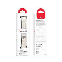 Strap to Apple Watch Forcell F-Design FA06 silicone holes 38 / 40 / 41 mm white