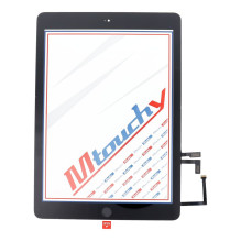 MUSTTBY Jutiklinis ekranas + lipdukas gale + pagrindinis puslapis, skirtas „iPAD Air1“ (juodas)
