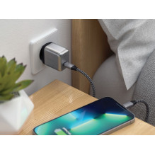 Phone charger Satechi GaN USB C 30W ST-UC30WCM-EU gray and black
