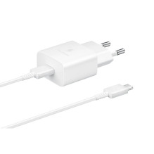 SAMSUNG originalus įkroviklis C tipo + laidas C tipo į C tipo PD 3A 15W EP-T1510XWEGEU baltas lizdas SAMSUNG originalus įkroviklis C tipo + laidas C tipo į C tipo PD 3A 15W EP-T1510XWEGEU baltas lizdas