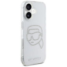 KARL LAGERFELD dėklas IPHONE 16 KLHCP16SHKHDCELT (IML Rhinestones K Head) skaidrus KARL LAGERFELD dėklas IPHONE 16 KLHCP16SHKHDCELT (IML Rhinestones K Head) skaidrus