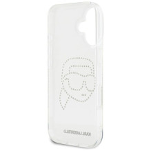 KARL LAGERFELD dėklas IPHONE 16 KLHCP16SHKHDCELT (IML Rhinestones K Head) skaidrus KARL LAGERFELD dėklas IPHONE 16 KLHCP16SHKHDCELT (IML Rhinestones K Head) skaidrus