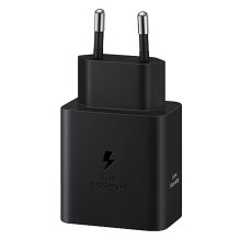 SAMSUNG originalus įkroviklis C tipo + laidas C tipo į C tipo PD 3A 45W EP-T4511XBEGEU juodas lizdas SAMSUNG originalus įkroviklis C tipo + laidas C tipo į C tipo PD 3A 45W EP-T4511XBEGEU juodas lizdas