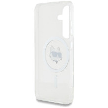 KARL LAGERFELD case for SAMSUNG S25 KLHMS25SHLSCHH (Magnetic IML Metal Choupette Head) white KARL LAGERFELD case for SAMSUNG S25 KLHMS25SHLSCHH (Magnetic IML Metal Choupette Head) white