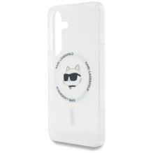 KARL LAGERFELD case for SAMSUNG S25 Plus KLHMS25MHLSCHH (Magnetic IML Metal Choupette Head) white KARL LAGERFELD case for SAMSUNG S25 Plus KLHMS25MHLSCHH (Magnetic IML Metal Choupette Head) white