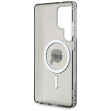 KARL LAGERFELD dėklas, skirtas SAMSUNG S25 Ultra KLHMS25LHLSKIK (magnetinės IML metalinės K. galvutės), juodas KARL LAGERFELD dėklas, skirtas SAMSUNG S25 Ultra KLHMS25LHLSKIK (magnetinės IML metalinės K. galvutės), juodas