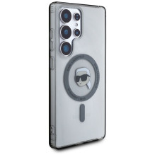 KARL LAGERFELD case for SAMSUNG S25 Ultra KLHMS25LHLSKIK (Magnetic IML Metal K. Heads) black KARL LAGERFELD case for SAMSUNG S25 Ultra KLHMS25LHLSKIK (Magnetic IML Metal K. Heads) black