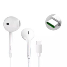Laidinės ausinės USB C Oppo MH147, baltos Laidinės ausinės USB C Oppo MH147, baltos