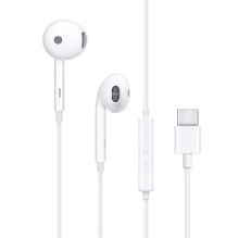 Wire earphones earphones USB C Oppo MH135-3 bulk white Wire earphones earphones USB C Oppo MH135-3 bulk white