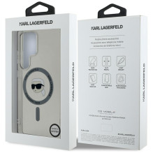 KARL LAGERFELD dėklas, skirtas SAMSUNG S25 Ultra KLHMS25LHLSKIK (magnetinės IML metalinės K. galvutės), juodas KARL LAGERFELD dėklas, skirtas SAMSUNG S25 Ultra KLHMS25LHLSKIK (magnetinės IML metalinės K. galvutės), juodas